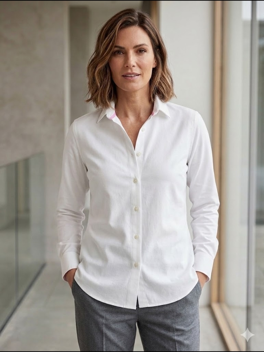 Modern Ambition Delightfully Technical Button-Down